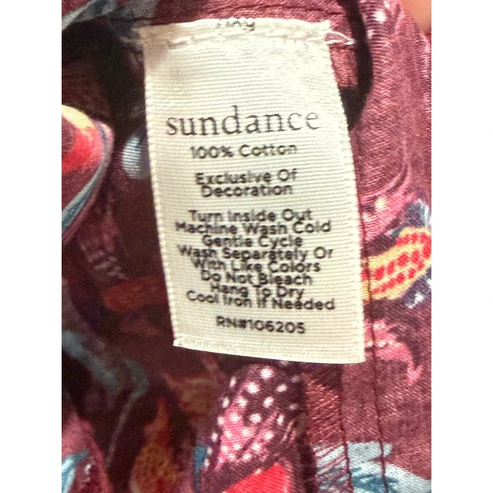 Sundance NWOT Eternal Summer Dress Boho Floral Tiered Midi Dress‎ Size S